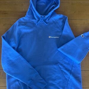 Women's Champion Blue Hoodie (Size L)